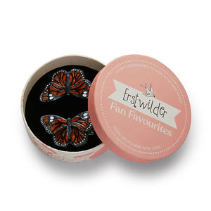 Erstwilder - Prince of Orange Hair Clips - 20th Century Artifacts