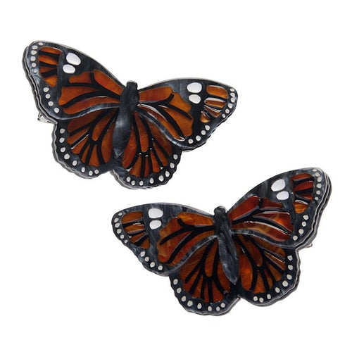 Erstwilder - Prince of Orange Hair Clips - 20th Century Artifacts