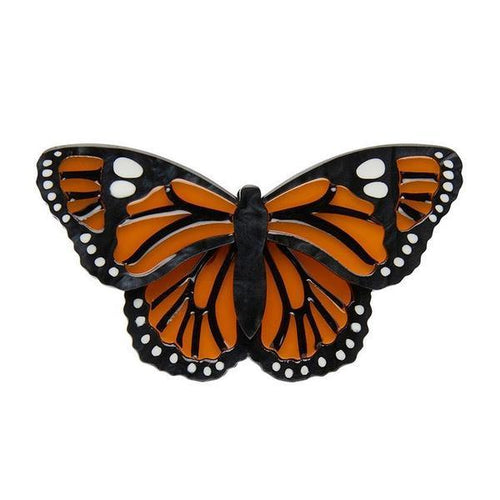 Erstwilder - Prince of Orange Monarch Butterfly Brooch 2021 - 20th Century Artifacts