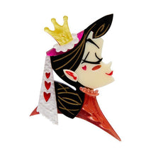 Load image into Gallery viewer, Erstwilder - Queen of Hearts Brooch - 20th Century Artifacts