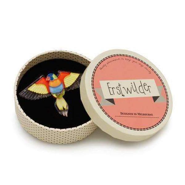 Erstwilder - Rainbow Lorie Lorikeet Brooch (2015) - 20th Century Artifacts