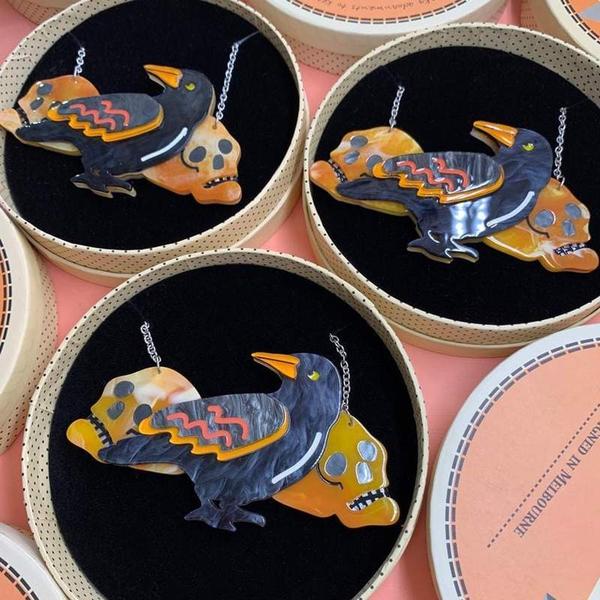 Erstwilder - Raven Mad Necklace (2019) - 20th Century Artifacts