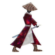 Load image into Gallery viewer, Erstwilder - Rebellious Ronin Samurai Brooch (2017) - 20th Century Artifacts