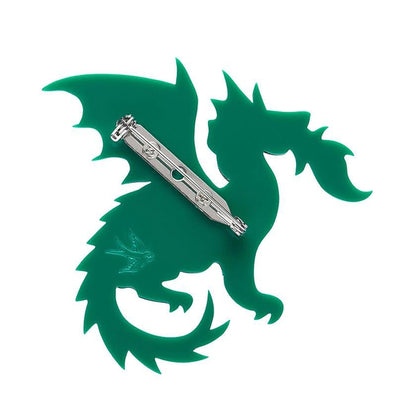 Erstwilder - Reign of Fire Brooch (2022) green - 20th Century Artifacts