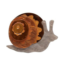 Load image into Gallery viewer, Erstwilder - Reticulated Rebel Snail Brooch (2020) - 20th Century Artifacts
