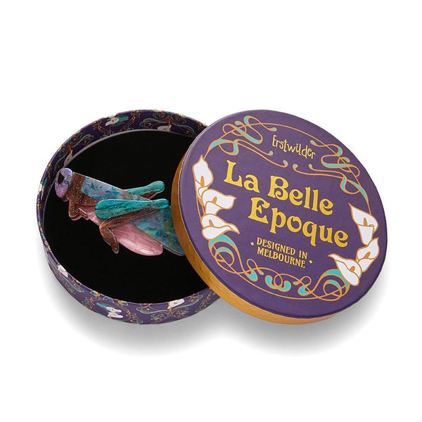 Erstwilder - Rite of Spring Grasshopper Hair Clip Barrette (2023) - 20th Century Artifacts