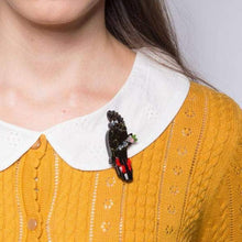 Load image into Gallery viewer, Erstwilder - Rohan Red Tail Cockatoo Brooch (2017) - 20th Century Artifacts