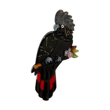 Load image into Gallery viewer, Erstwilder - Rohan Red Tail Cockatoo Brooch (2017) - 20th Century Artifacts