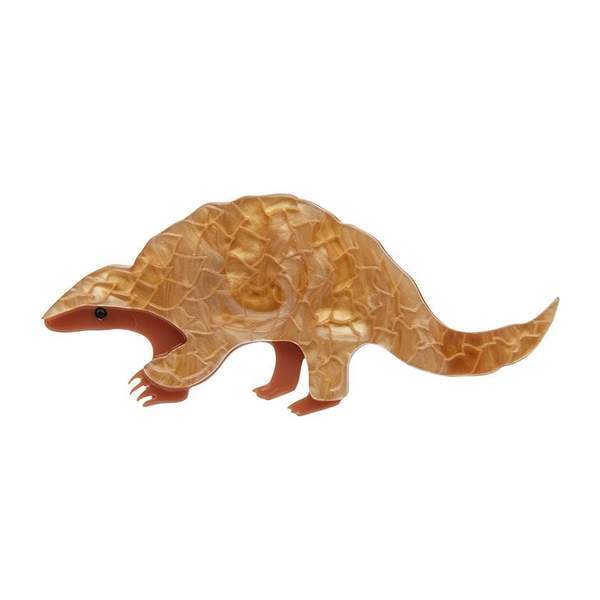 Erstwilder - Roly Poly Pangolin Brooch (2019) - 20th Century Artifacts