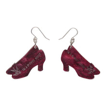 Load image into Gallery viewer, Erstwilder - Ruby Slippers Earrings - 20th Century Artifacts