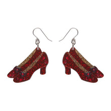 Load image into Gallery viewer, Erstwilder - Ruby Slippers Earrings - 20th Century Artifacts