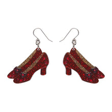 Load image into Gallery viewer, Erstwilder - Ruby Slippers Earrings - 20th Century Artifacts