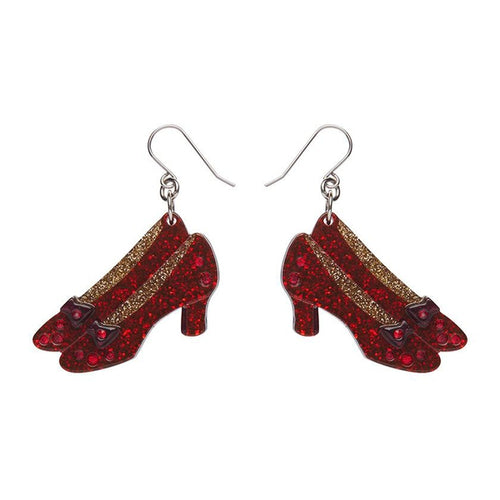 Erstwilder - Ruby Slippers Earrings - 20th Century Artifacts