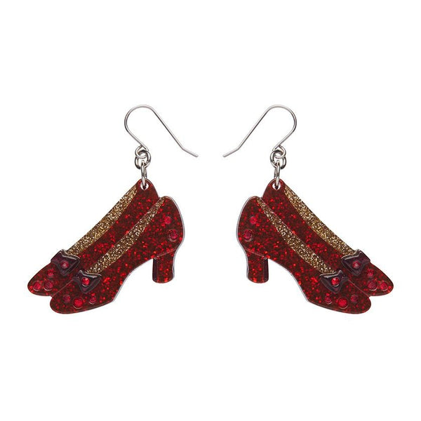 Erstwilder - Ruby Slippers Earrings - 20th Century Artifacts