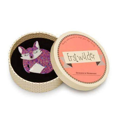 Erstwilder - Sacha Sleeping Fox Brooch (2015) - 20th Century Artifacts