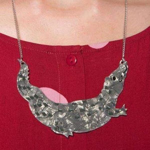 Erstwilder - Saltie Swamp Dweller Crocodile Necklace - 20th Century Artifacts