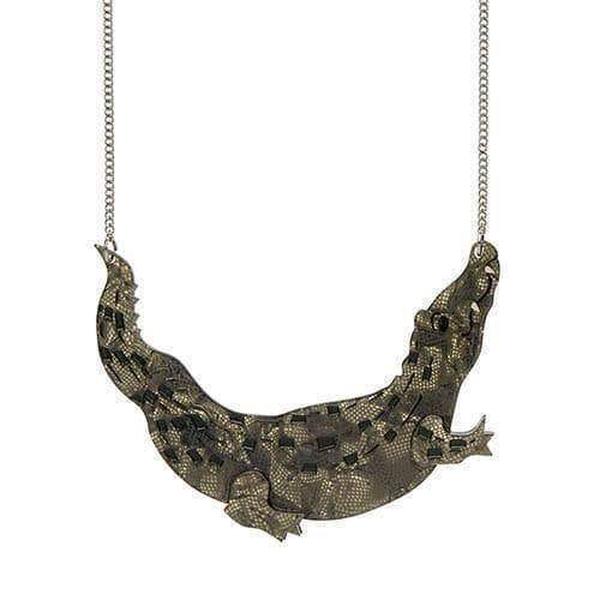 Erstwilder - Saltie Swamp Dweller Crocodile Necklace - 20th Century Artifacts