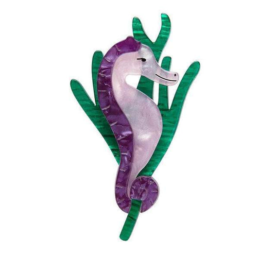 Erstwilder - Sandy the Shy Seahorse Brooch (2018) - 20th Century Artifacts