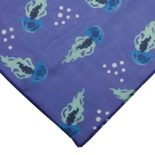 Erstwilder - Scarves - Slippin' Under Jellyfish Head Scarf - 20th Century Artifacts