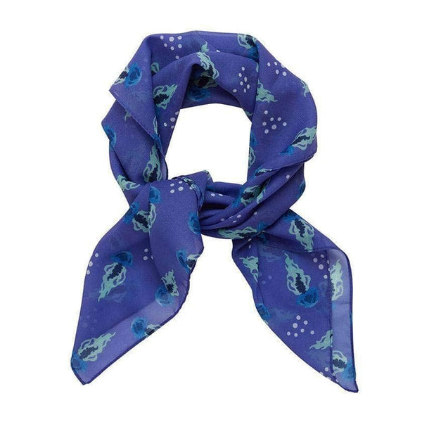 Erstwilder - Scarves - Slippin' Under Jellyfish Head Scarf - 20th Century Artifacts