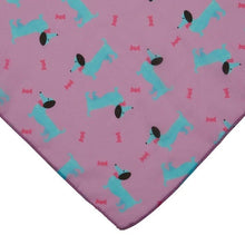 Load image into Gallery viewer, Erstwilder - Scarves - Spiffy Sausage Dog Large Scarf Hijab 2019 - 20th Century Artifacts