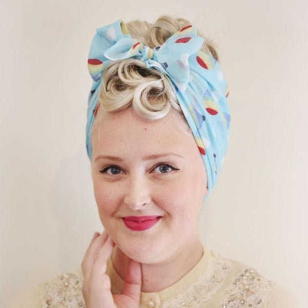 Erstwilder - Scarves - Up In The Clouds Head Scarf - 20th Century Artifacts
