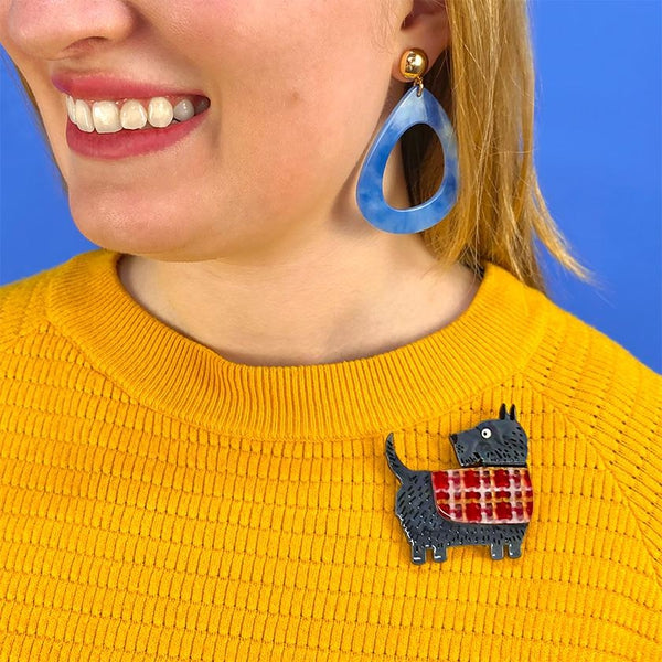 Erstwilder - Scottie Love Brooch (Terry Runyan 1) - 20th Century Artifacts