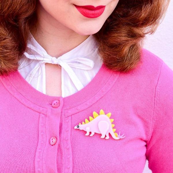 Erstwilder - Scotty Stegasaurus Brooch (2020) - 20th Century Artifacts