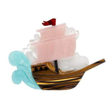 Load image into Gallery viewer, Erstwilder - Seafarer Sailing Ship Brooch (2018) - 20th Century Artifacts