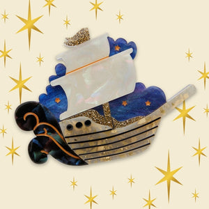 Erstwilder - Seafarer Sailing Ship Brooch 2021 - 20th Century Artifacts
