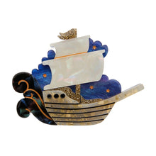 Load image into Gallery viewer, Erstwilder - Seafarer Sailing Ship Brooch 2021 - 20th Century Artifacts