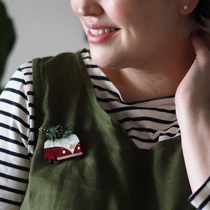 Erstwilder - Seasonal Delivery Kombi Brooch (2021) - 20th Century Artifacts