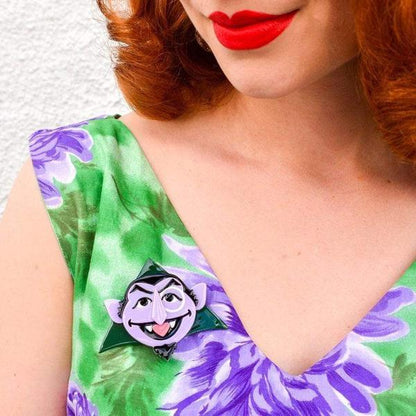 Erstwilder - Sesame Street - Count Von Count Vampire Brooch (2019) - 20th Century Artifacts