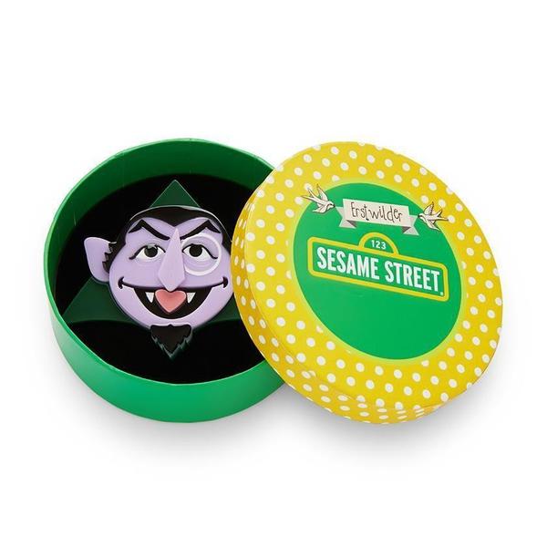 Erstwilder - Sesame Street - Count Von Count Vampire Brooch (2019) - 20th Century Artifacts