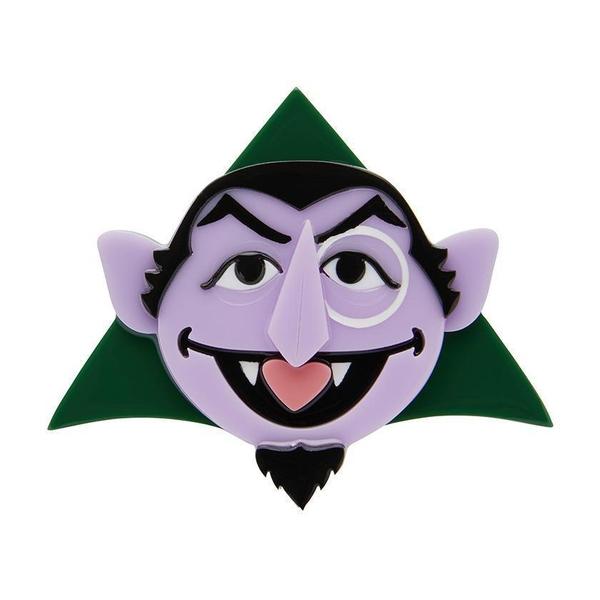 Erstwilder - Sesame Street - Count Von Count Vampire Brooch (2019) - 20th Century Artifacts