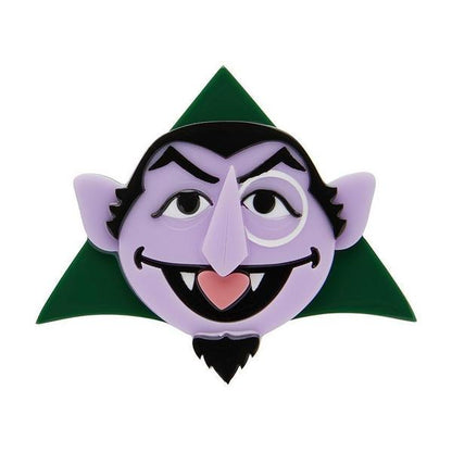 Erstwilder - Sesame Street - Count Von Count Vampire Brooch (2019) - 20th Century Artifacts