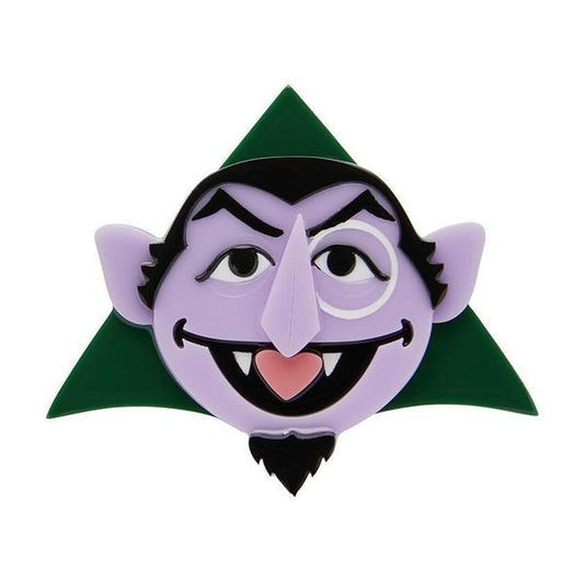Erstwilder - Sesame Street - Count Von Count Vampire Brooch (2019) - 20th Century Artifacts