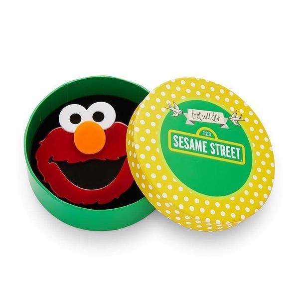 Erstwilder - Sesame Street - Elmo Brooch (2019) - 20th Century Artifacts
