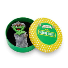 Load image into Gallery viewer, Erstwilder - Sesame Street - Oscar the Grouch Brooch (2019) - 20th Century Artifacts