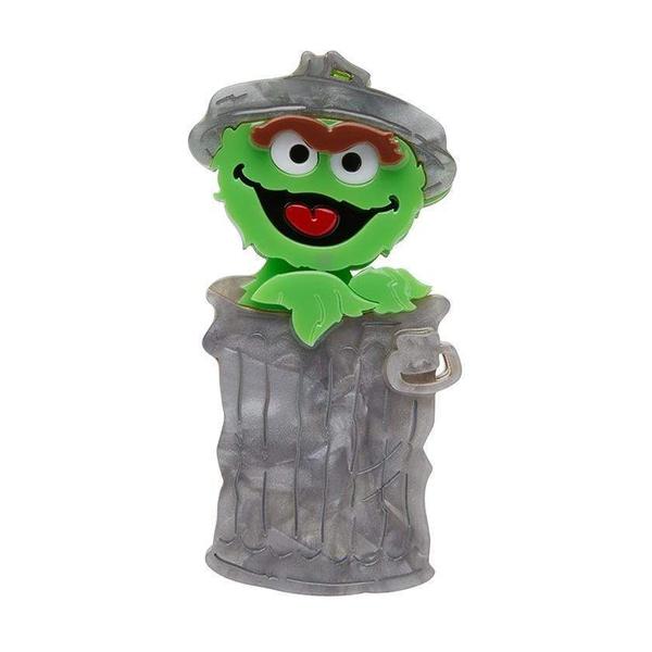 Erstwilder - Sesame Street - Oscar the Grouch Brooch (2019) - 20th Century Artifacts