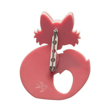 Load image into Gallery viewer, Erstwilder - She’s So Foxy Brooch (2022) pink - 20th Century Artifacts