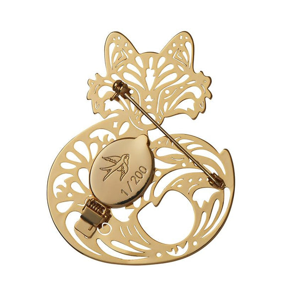 Erstwilder - She’s So Foxy Perfume Brooch - 20th Century Artifacts