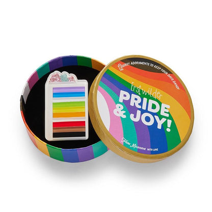 Erstwilder - Slice of Pride Cake Brooch - 20th Century Artifacts