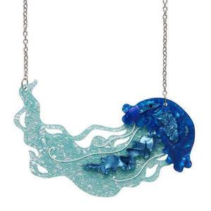 Erstwilder - Slippin' Under Jellyfish Necklace (2018) blue - 20th Century Artifacts