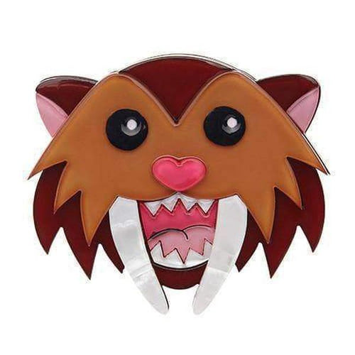 Erstwilder - Smilodon Smiles Sabre Tooth Tiger Brooch (2016) - 20th Century Artifacts