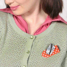 Load image into Gallery viewer, Erstwilder - Smooth Operator Brooch - 20th Century Artifacts