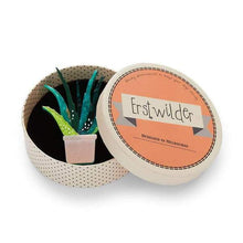 Load image into Gallery viewer, Erstwilder - Soothing Sprigs Aloe Vera Brooch - 20th Century Artifacts