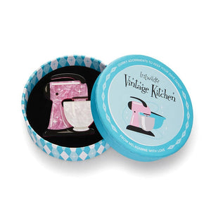 Erstwilder - Spin Me Right Round Brooch (Pink) - 20th Century Artifacts