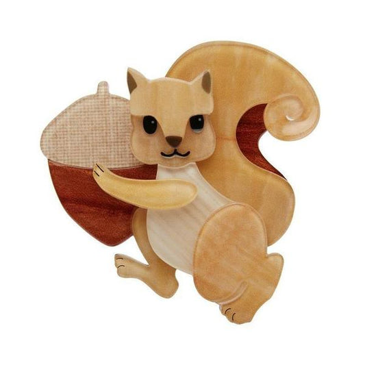 Erstwilder - Squirreled Away Brooch (2019) - 20th Century Artifacts