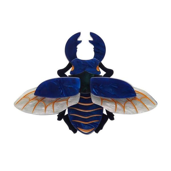 Erstwilder - Stag-Do Stag Beetle Brooch (2020) - 20th Century Artifacts